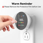 Combination Gas&Carbon Monoxide Detector 4-in-1 Natural Gas Leak&CO Alarm with Temperature&Humidity for Home security protection