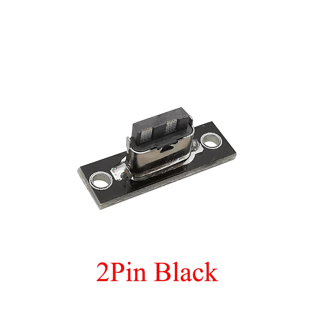 1/6/10Pcs USB Type C Female Connector with Fixing Plate 2P 4P 6 Pin DIY Repair Type-C USB Jack Socket Charging Port