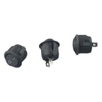 10PCS 12v Round Rocker Switch ON/OFF 2 Pin SPST Snap-in Toggle Switch ON Off 6A 250V Camper Van Caravan Motorhome