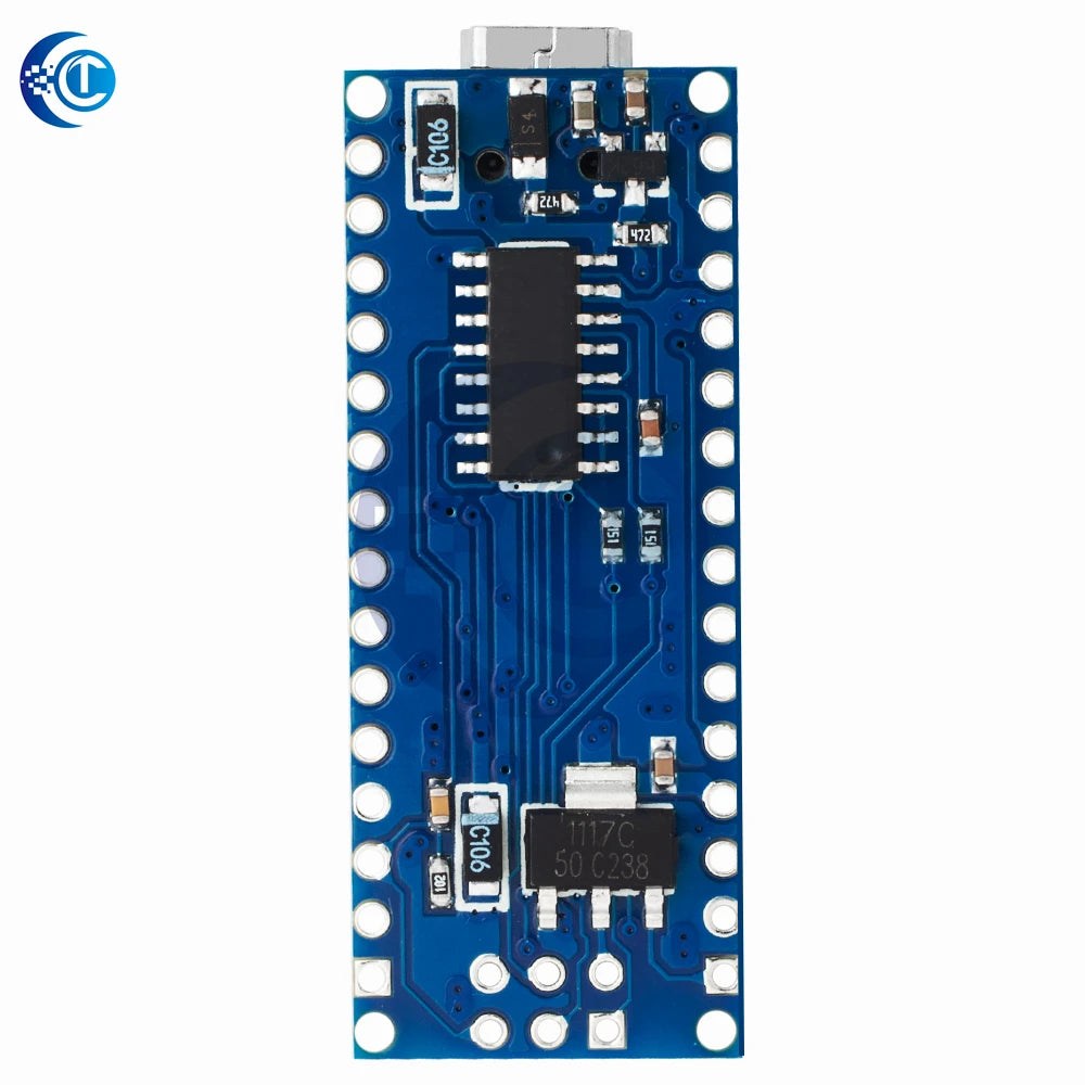 CH340 FOR Arduino Nano 3.0 Replacement Board (ATMEGA328/328P) - Preloaded Bootloader with Mini USB Port