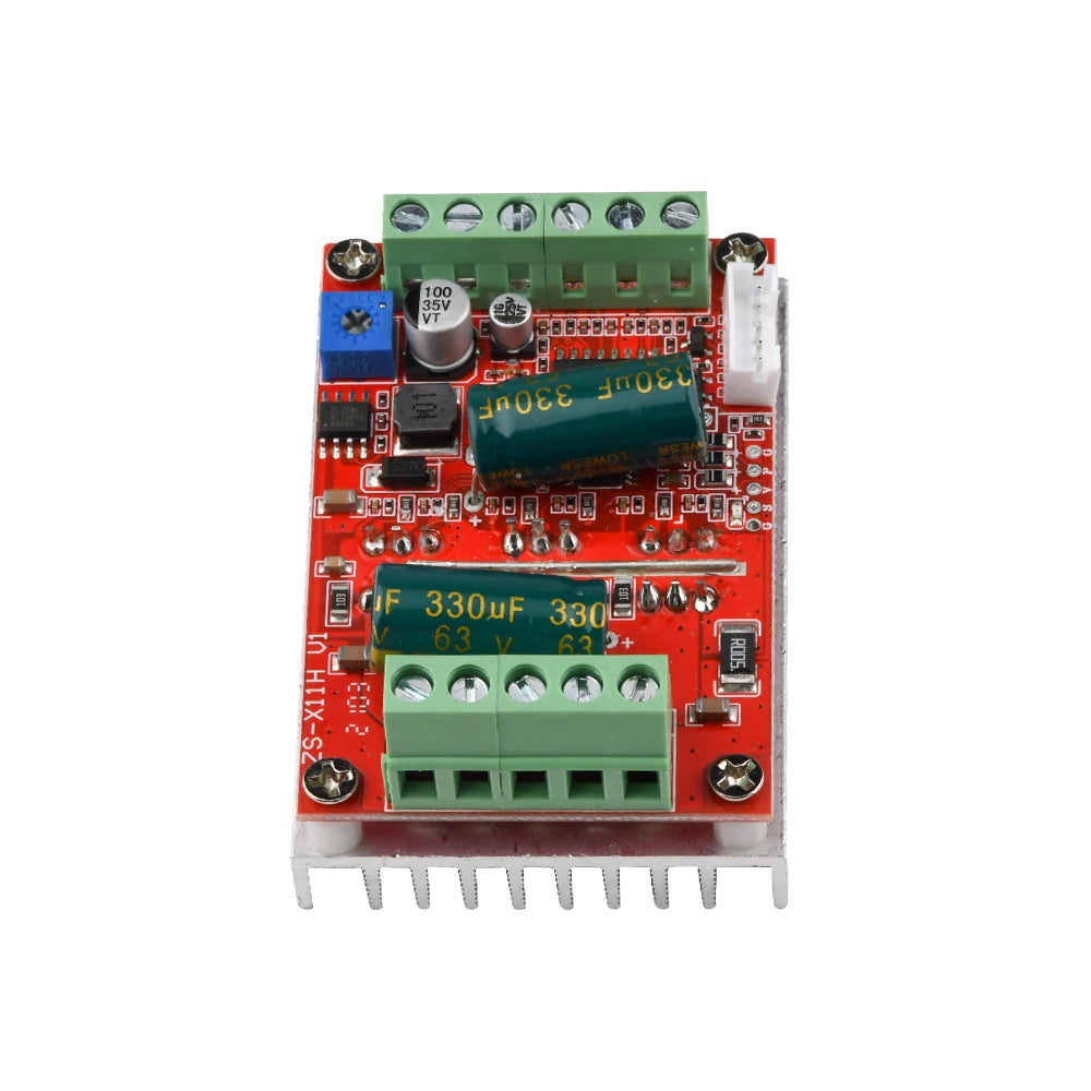 ZS-X11H DC 6-60V 400W Three Phase DC Brushless Motor Controller BLDC PWM Hall Motor Control Driver Board 12V 24V 48V