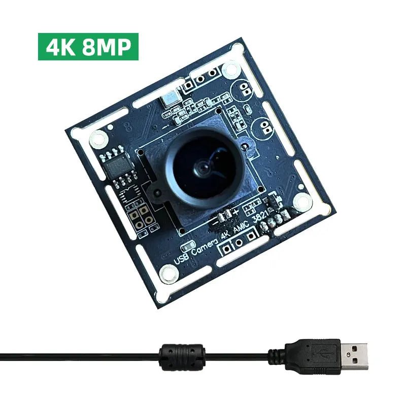4K 8MP IMX415 USB UHD camera module 3840*2160@30FPS Wide angle NO distortion webcam for winows android raspberry pi liunx