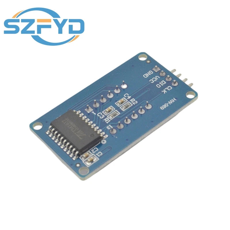 TM1637 LED Display Module 4 Digit 7 Segment 0.36 Inch Red Common Anode Digital Tube for Arduino