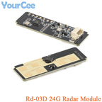 10pcs/1pc Rd-03D Rd-03 24GHZ Multi-target Human Motion Trajectory Localization Tracking Radar Module PCB Antenna