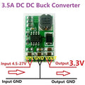 1 PCS  3.5A DC-DC Converter Module Buck Step-Down Voltage Regulator Board 4.5V-27V to 3V 3.3V 3.7V 5V 6V 7.5 9V 12V