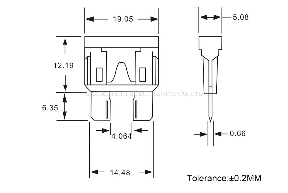 10PCS Medium Standard ATC ATO Blade Fuse Insert Zinc Pin 1A 2A 3A 4A 5A 7.5A 10A 15A 20A 30A 40A 50A Refitted For Auto Car Truck