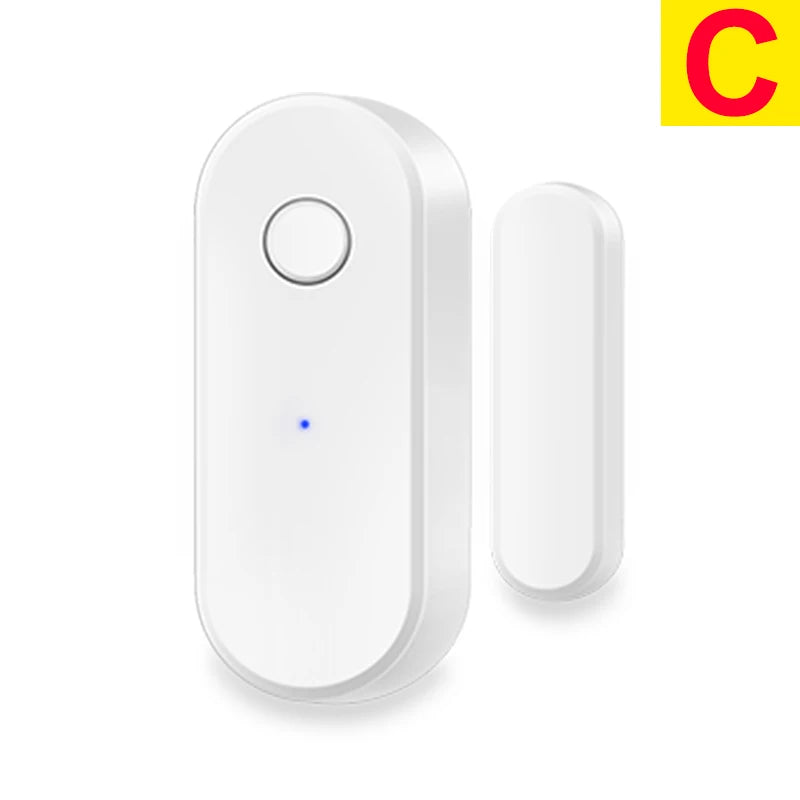 Tuya WiFi Door Sensor Window Anti-intrusion Door Open Close Burglar Security Alarm Magnetic Sensor Smart Life Alexa Google Home