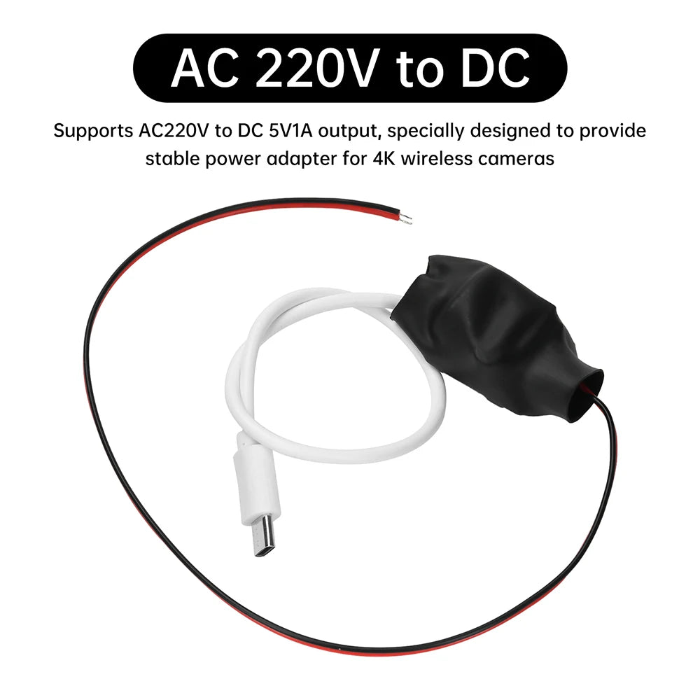4K Module Wireless Camera  AC 220V To DC 5V 1A 2A 5W USB Transformer Voltage Regulator Power Supply Module Step Down Converter