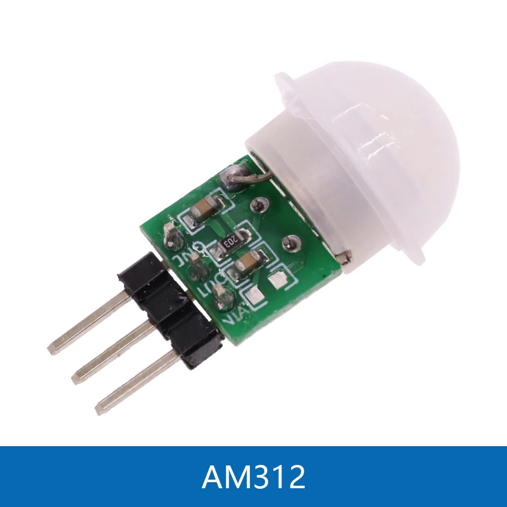 AM312 HC-SR501 HC-SR505 MH-SR602 Adjust IR Pyroelectric Infrared Mini PIR Human Sensor Detector Module Bracket for Arduino