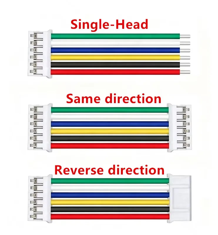 10PCS SH 1.0mm Wire Cable Connector DIY SH1.0 JST 2/3/4/5/6/7/8/9/10/11/12Pin Electronic Line Double Connect Terminal Plug 28AWG