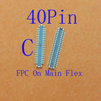 2-100Pcs Charging Lcd Display FPC Connector Usb Plug For Samsung Galaxy A73 A25 A35 A556 A55 A53 A15 A155 A33 A336 40 78 Pin