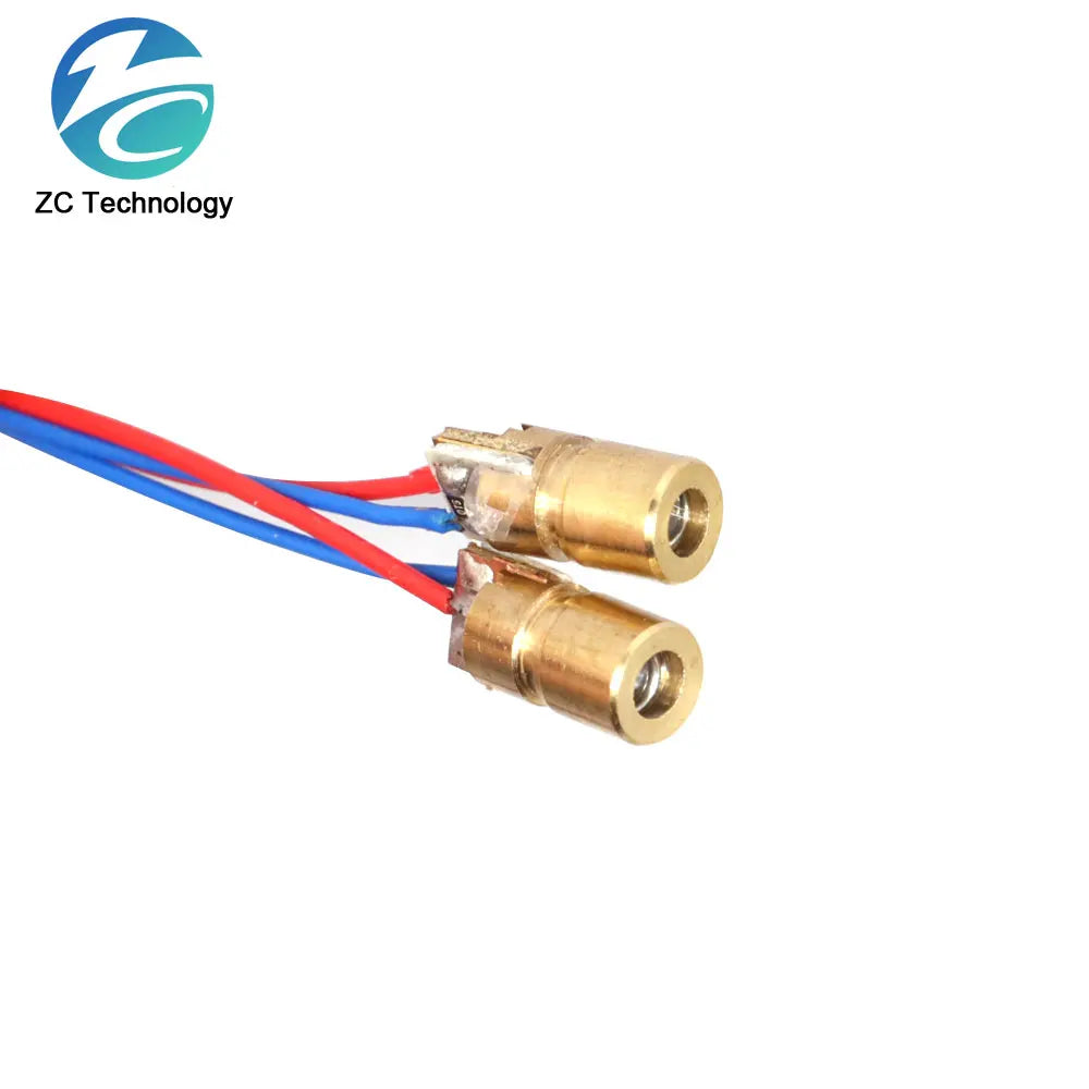3V 5V 650nm 5mW Adjustable Laser Dot Diode Module Red Sight Copper Head Mini Laser Pointer