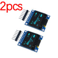 2PCS/lot 0.96 Inch OLED Display Module SSD1306 128x64 Resolution Low Power Consumption I2C Interface for DIY Projects