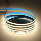 DC 12V 24V COB Strip 320Leds/M High Density RA90 White Pink Yellow Ice Blue Red Green Flexible Ribbon Rope LED Light