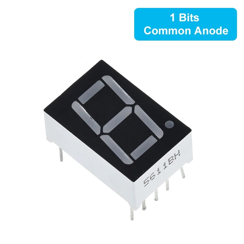 1/5/10PCS 0.56 inch LED display 7 Segment 1 Bit/2 Bit/3 Bit/4 Bit Digit Tube Red Common Cathode / Anode Digital For Arduino