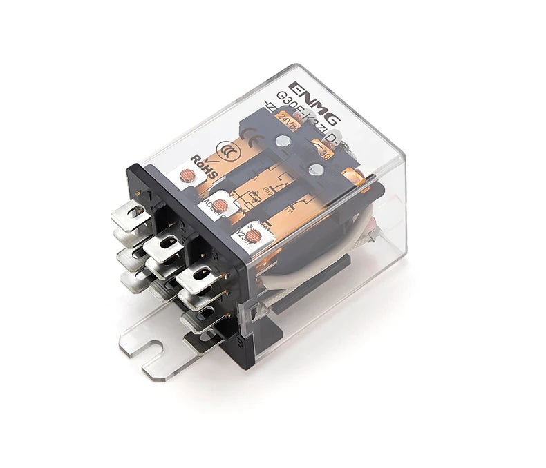 ENMG G30F High Current 30A Intermediate Relay High Power Compact Triple Open Triple Close DC30v24VDC 220VAC Induction LED Lights