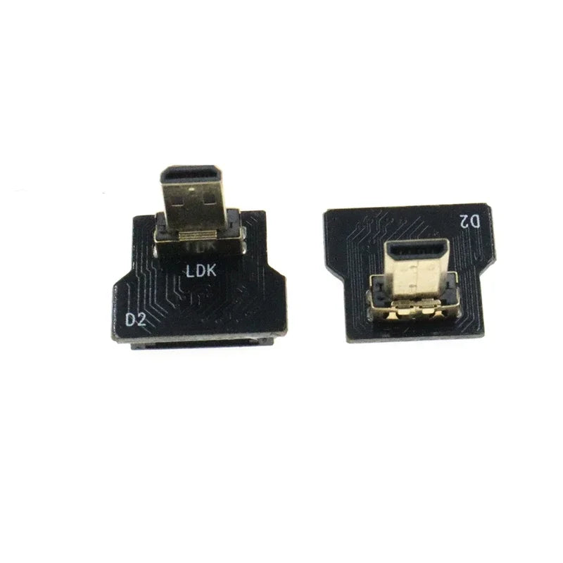 Anti-interference Ribbon FPV HDMI-Compatible Connector Flexible Flat Cable Raspberry Pi 4 Micro Mini HDMI-compatible
