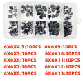 10 Models =100Pcs 6*6 Light Micro Touch Switch Set Push Button Switch Kit Height: 6*6*4.3MM~13MM  DIP SMD 2P/4P 6x6 Keys Tact