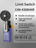 CNTD C4N-4308HNR C4N-4A2HR Manual Reset Limit Switch Travel Switch for CNC Machine and Mechanical Equipment