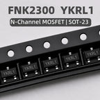50PCS FNK2300 N Channel MOSFET SOT-23 SMD 20V 3A Power MOSFET Load Switch Battery Protection Electronic Components