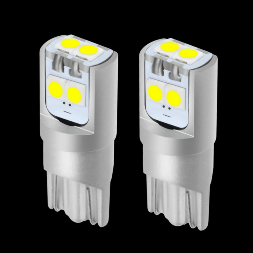 2PCS T10 W5W Super Bright High Quality LED Parking Lights Car Dome Reading Lamps WY5W Auto Turn Side Bulbs Warm White Red Yellow