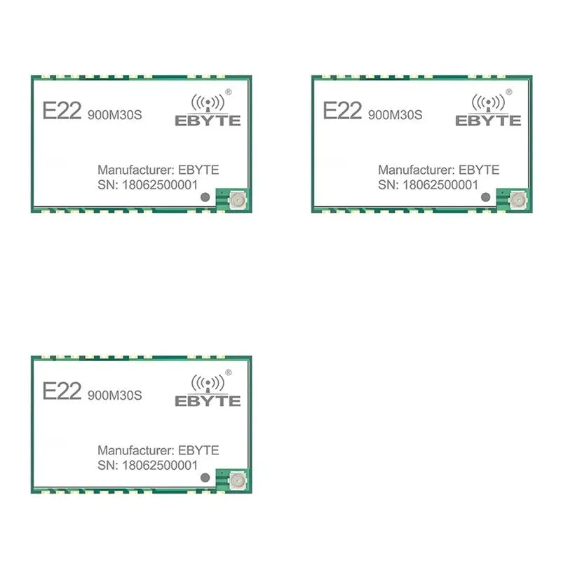 B44C 3X EBYTE SX1262 Lora Module 32Mhz High-Precision TCXO E22-900M30S 850-930Mhz 30Dbm 12Km SPI Interface Module Low Power