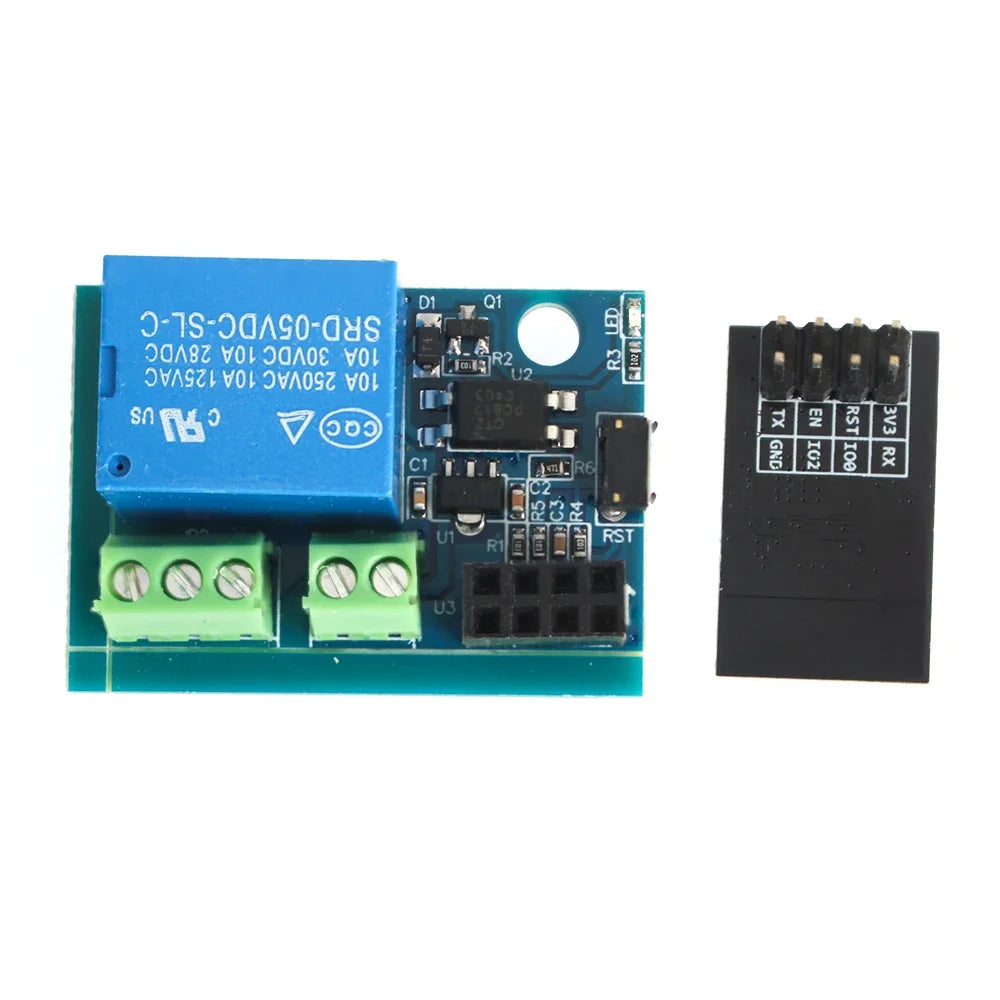 ESP01 ESP-01 Wireless WIFI Module Things Smart Home Remote Control Switch Phone APP  ESP8266 ESP-01/01S 5V WiFi Relay Module