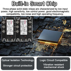 TSR  SSR-10DA SSR-40DA SSR 25A 60A 80A 100A Three Phase SSR Solid State Relay DC Control AC 480V 5-32V Input Aluminum Heatsink