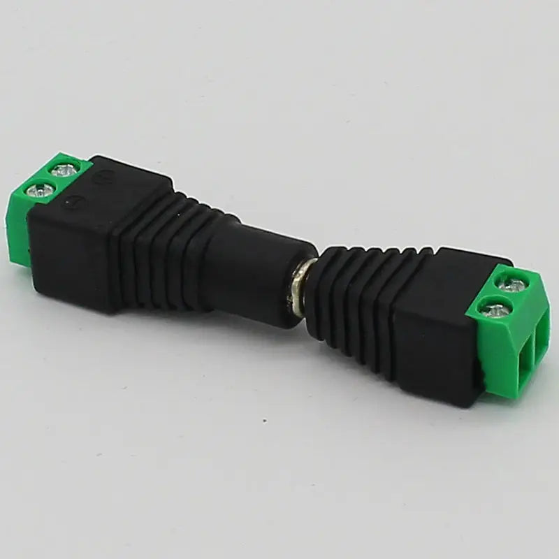 No soldering 2.1x5.5mm Power DC Jack Plug Socket dc Connector Female + Male DC Plug Jack Adapter Wire Connector CCTV Connector