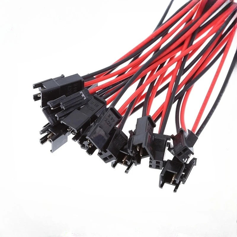 SM2.54 22AWG Cable 2/3/4/5/6-12Pin Plug Socket Male Female 10/15/20/30/50cm Connector LED Strip Light Adapter Wire Harness