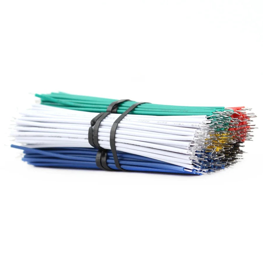 120pcs Tin-Plated Breadboard,PCB Solder Cable,26AWG 7.8cm Fly jumper Cable,1007-26AWG Tin Conductor Wires Connector Wire Diy