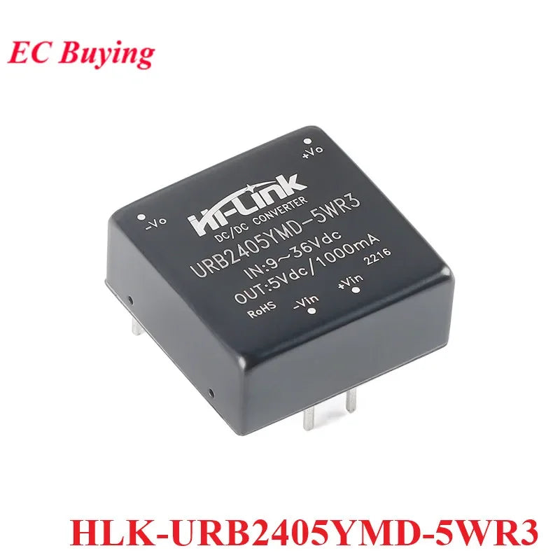 DC-DC 24V to 5V 5W Isolated Converter Power Supply Module DC DC HLK-5D2405 HLK-5D2405A Step-down Buck Ultra Wide Voltage Module