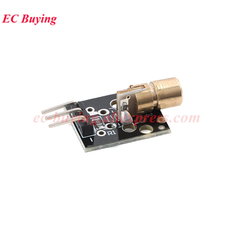 20Pcs/1pc KY-008 650nm Laser Sensor Module 6mm 5V 5mW Red Laser Dot Diode Copper Head for Arduino Transmitter TL Transducer