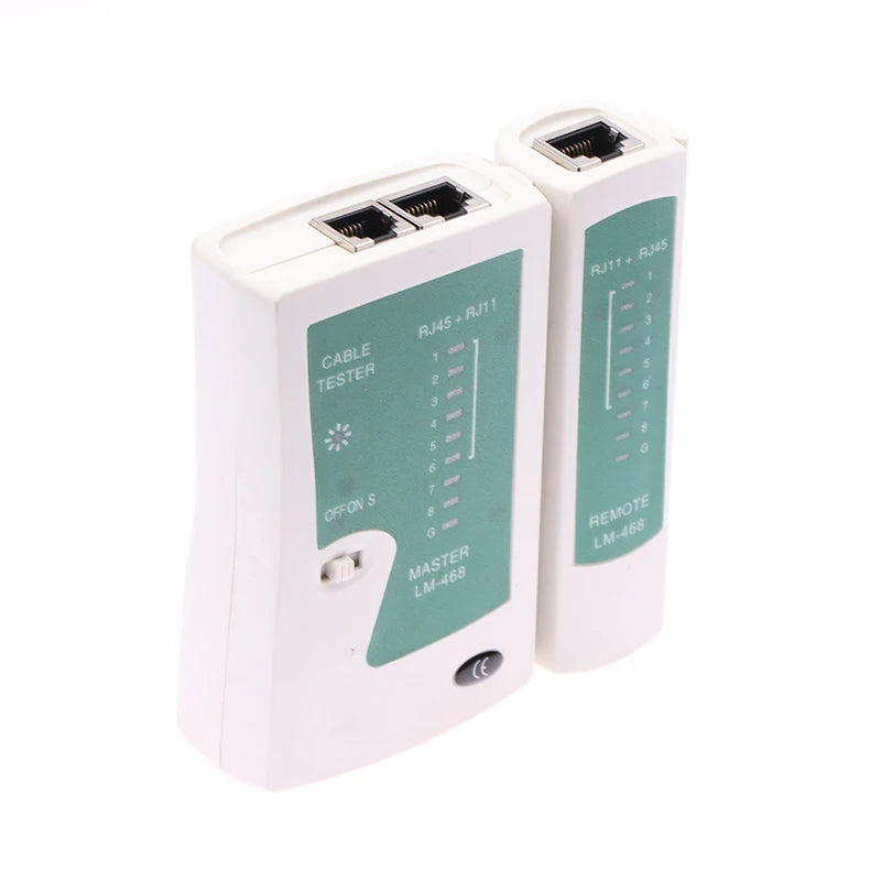 RJ45 RJ11 Network Cable Tester Cat5 Cat6 UTP LAN Cable Tester Tool Networking Wire Telephone Cable Line Detector Tracker Tool