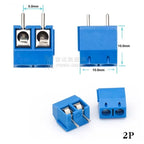 20PCS/lot 5 mm KF301 - 2P 3P MF 301 - 2 3 Pin Can be spliced Screw Terminal Block Connector 5.0mm Pitch