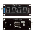 TM1637 0.56 inch Digital Tube Clock Module 4-Digit 7 Segments Double Dots LED Display for Arduino Red Blue Green Yellow White