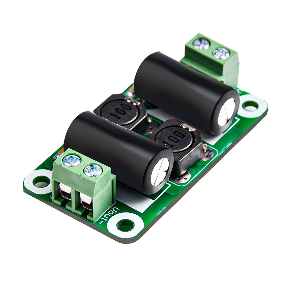 DC Power Filter Board 0-25V/0-50V 2A/3A/4A Class D Power Amplifier Module Interference Suppression Board EMI Suppression