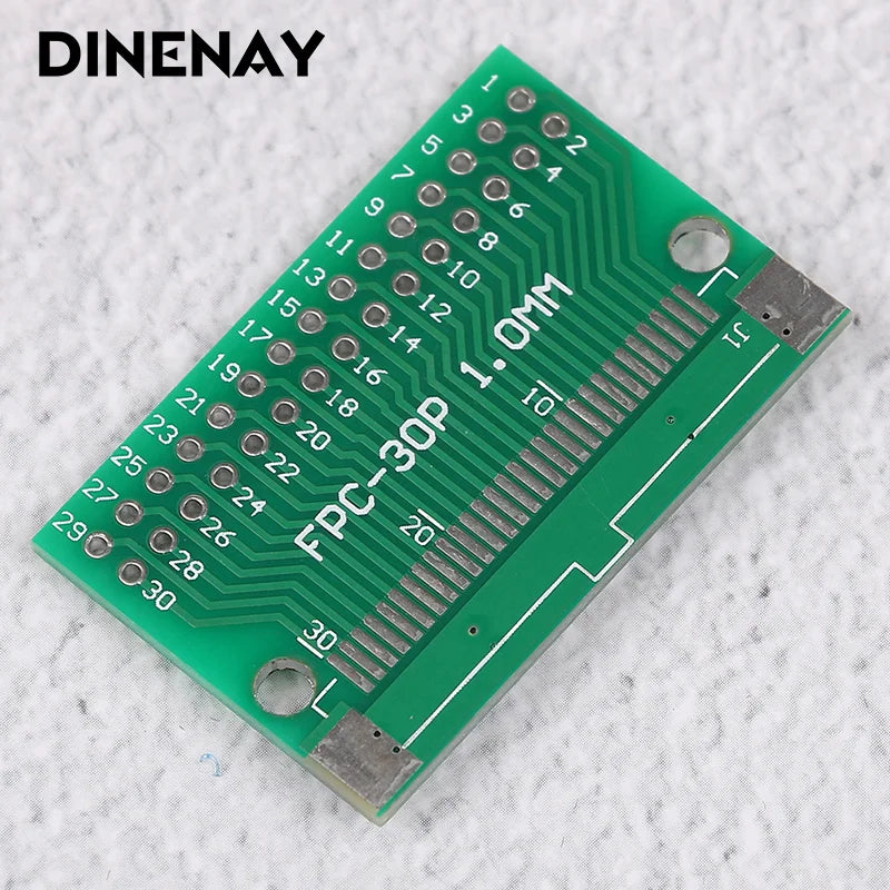 1Pcs 30 Pin 0.5mm FFC FPC To 30P DIP 2.54mm PCB Converter Board Adapter