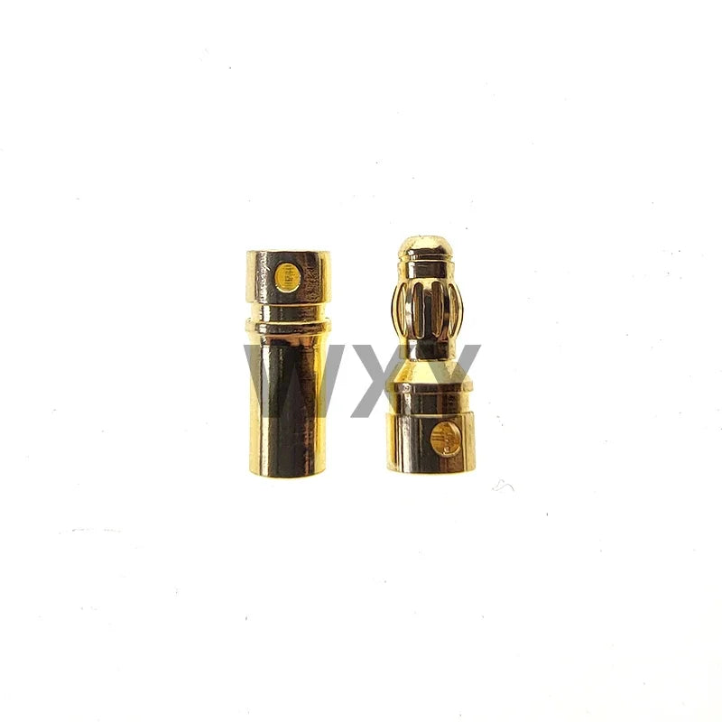 5/10Pairs 2MM 3MM 3.5MM 4MM 5mm 5.5mm 6mm 8mm Gold Plated Male Female Bullet Banana Plug Connector For ESC Battery Motor