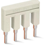 Original WAGO 2002‑402~410 Shorting Bar Insulated Comb Jumper 2‑10 Way Cross‑connector for WAGO TOPJOB‑S DIN Rail Terminal Block
