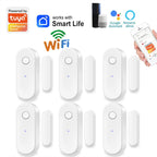 Tuya WiFi Door Sensor Window Anti-intrusion Door Open Close Burglar Security Alarm Magnetic Sensor Smart Life Alexa Google Home