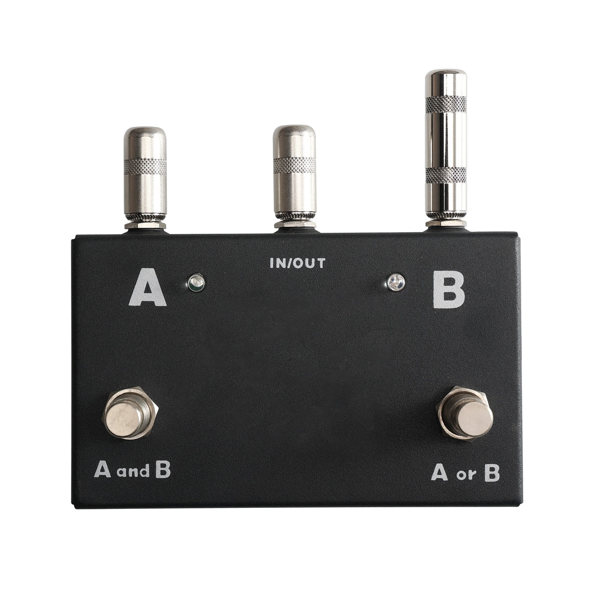 Pro C Mini Short Barrel 1/4 Inch 6.35mm Connector Jack Plug Black Nickel for Audio Guitar Effect Patch Cable TS TRS