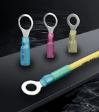 Heat Shrink Ring Round Insulated Terminals Wire Cable Connectors Wiring Crimp Terminals RV1.25/2-5/6/8 Marine Seal Up Waterproof