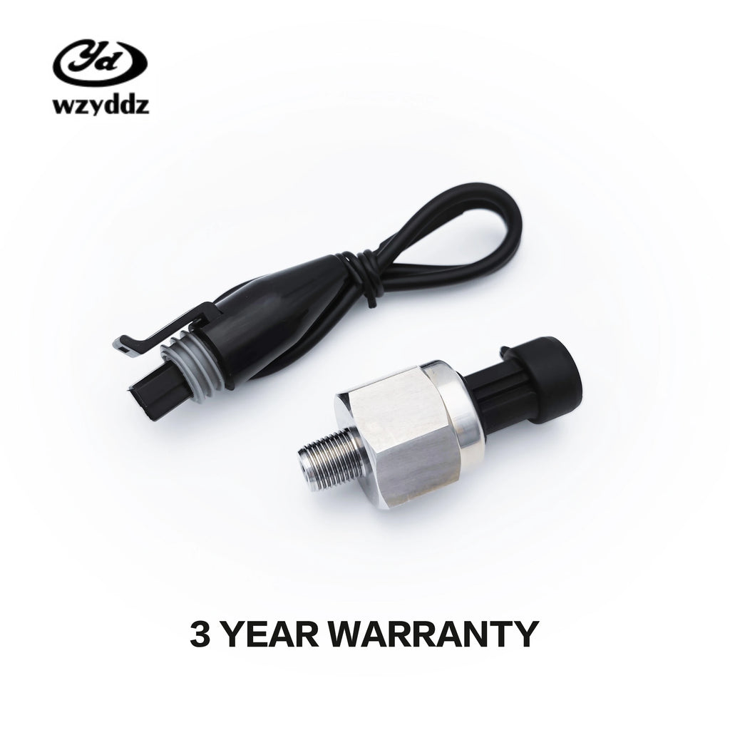 Pressure Sensor Transducer Transmitter for Water Oil Fuel Gas Air 1/8NPT 5V Ceramic Sensor Stainless Steel 300-3000PSI Optional