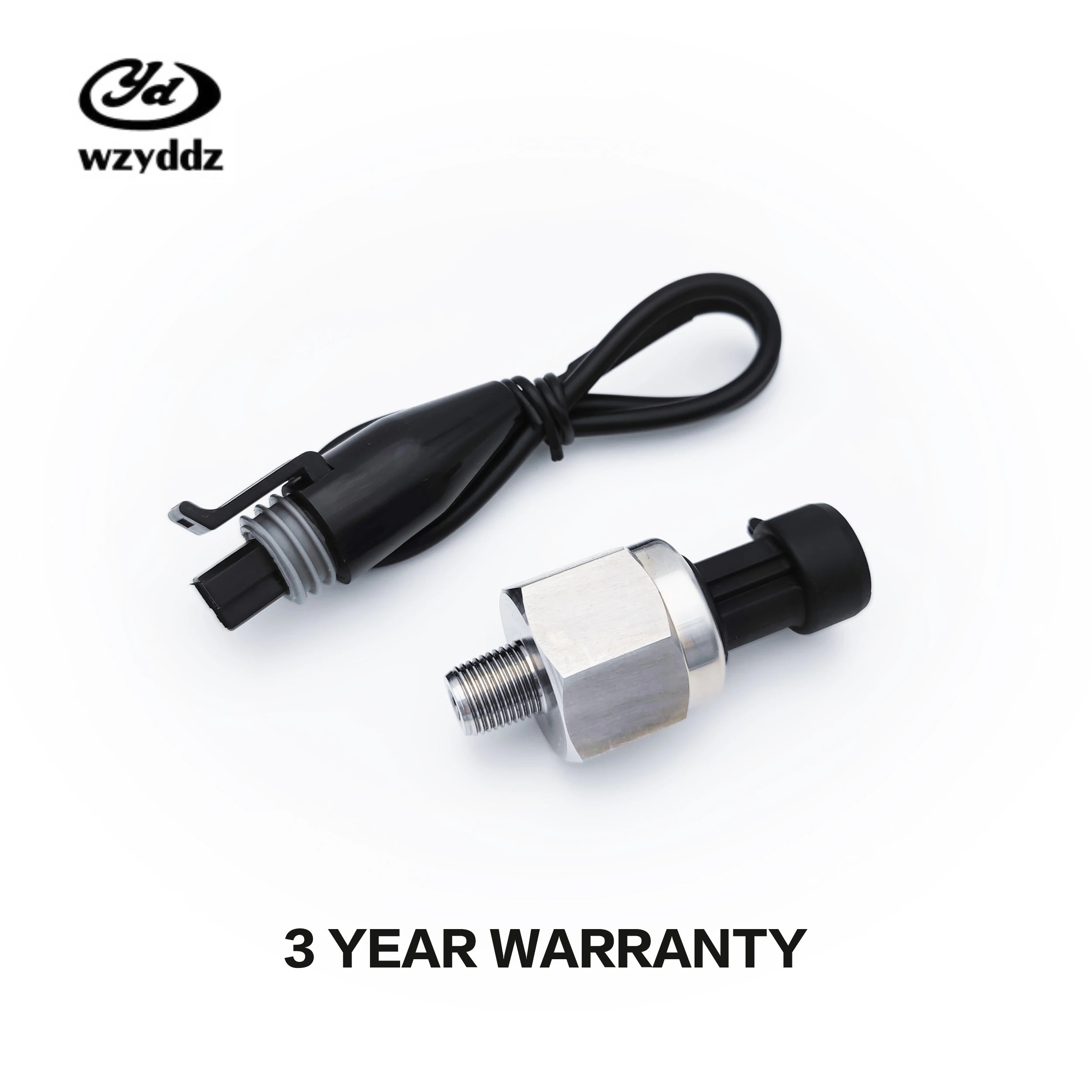 Pressure Sensor Transducer Transmitter for Water Oil Fuel Gas Air 1/8NPT 5V Ceramic Sensor Stainless Steel 300-3000PSI Optional