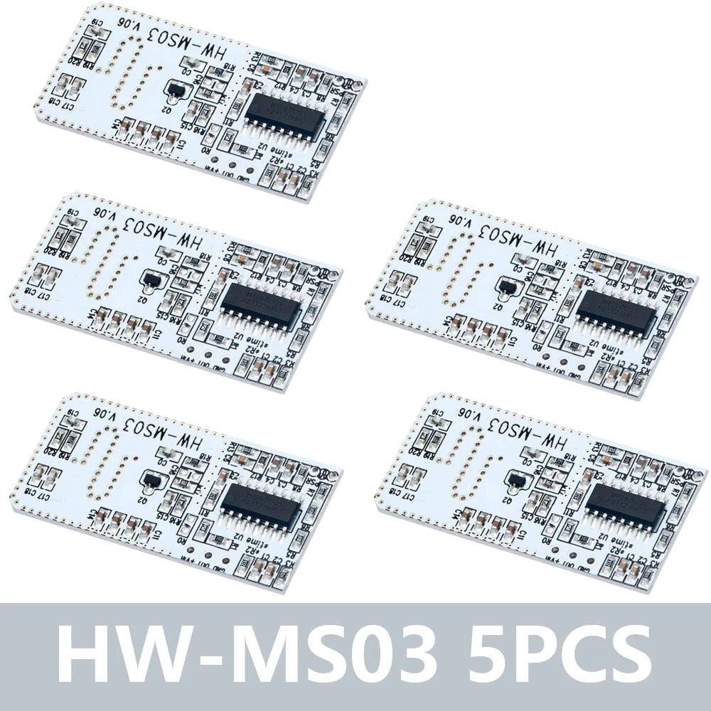 1~10PCS High Performance Motion Sensor Module Radar Motion Sensor HW-MS03 HW-MS07 2.4GHz to 5.8GHz Microwave Radar Sensor Module