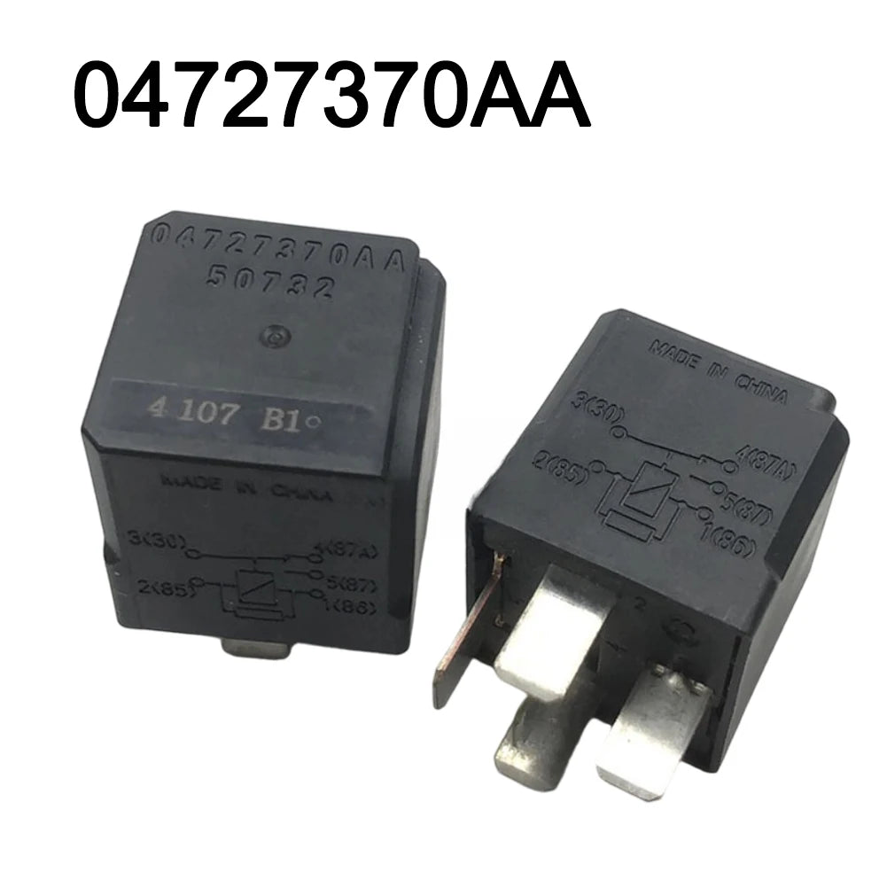 Automotive Relay 12V 30A 5 Pin Relay 04727370AA 50732 Fuel Pump Relay 2 Pack