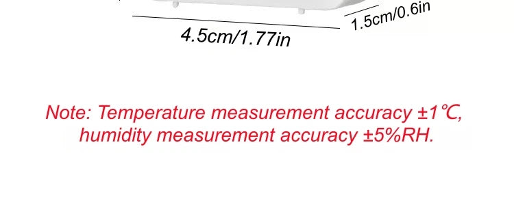 1/2/3/5PCS Mini LCD Digital Thermometer Hygrometer Indoor Room Temperature Humidity Meter Sensor Gauge Weather Station Set
