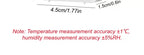 1/2/3/5PCS Mini LCD Digital Thermometer Hygrometer Indoor Room Temperature Humidity Meter Sensor Gauge Weather Station Set