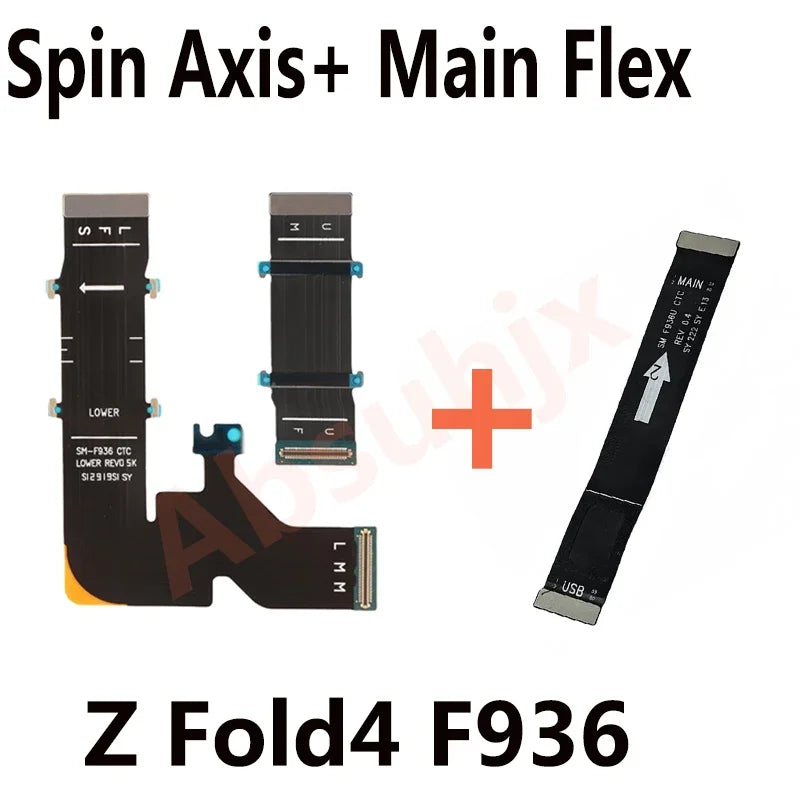 Z Fold Spin Axis Main Board LCD Display Connector Flex Cable Ribbon for Samsung Galaxy Z Fold2 3 4 5 6 F916 F926 F936 F946 F956U